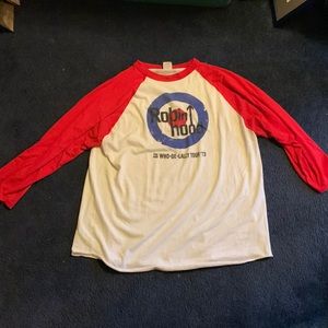 Whosits and Whatsits Robin Hood Who de Lall Tour Raglan Shirt Mens 3XL XXXL